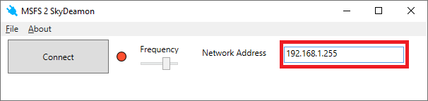 Setup network address